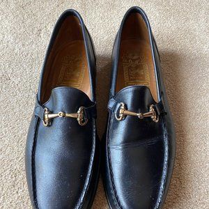 Johnston and Murphy Men's Shoe Black Baldwin Bit 11.5 C